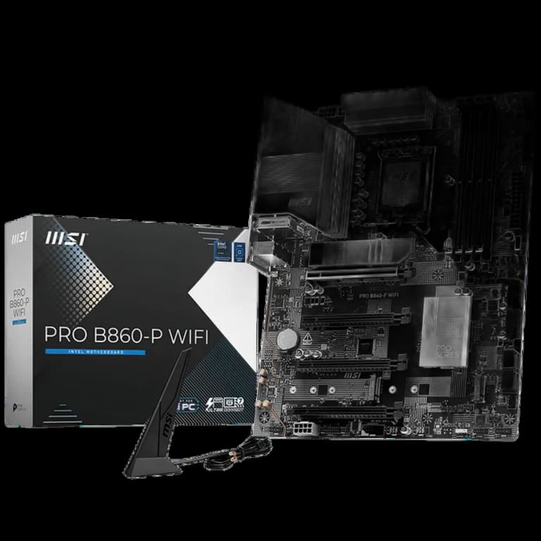 MSI PRO B860-P - DDR5, WIFI, черный цвет