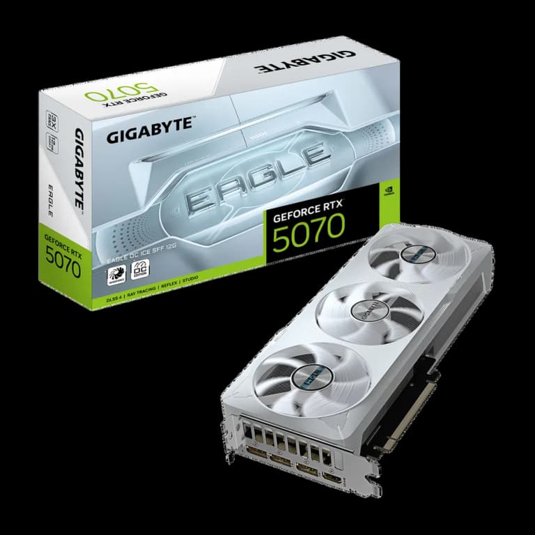 Gigabyte GeForce RTX 5070 EAGLE OC - 12GB, белый цвет