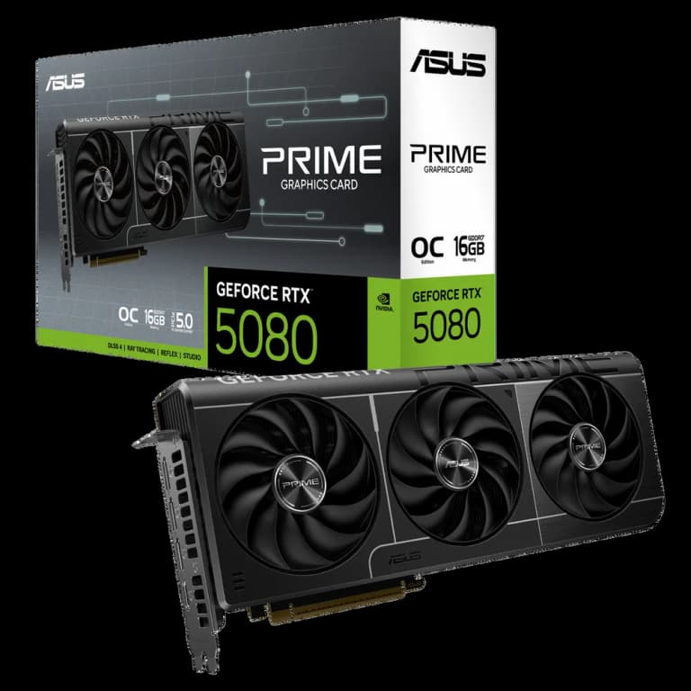 ASUS GeForce RTX 5080 - 16GB, черный цвет