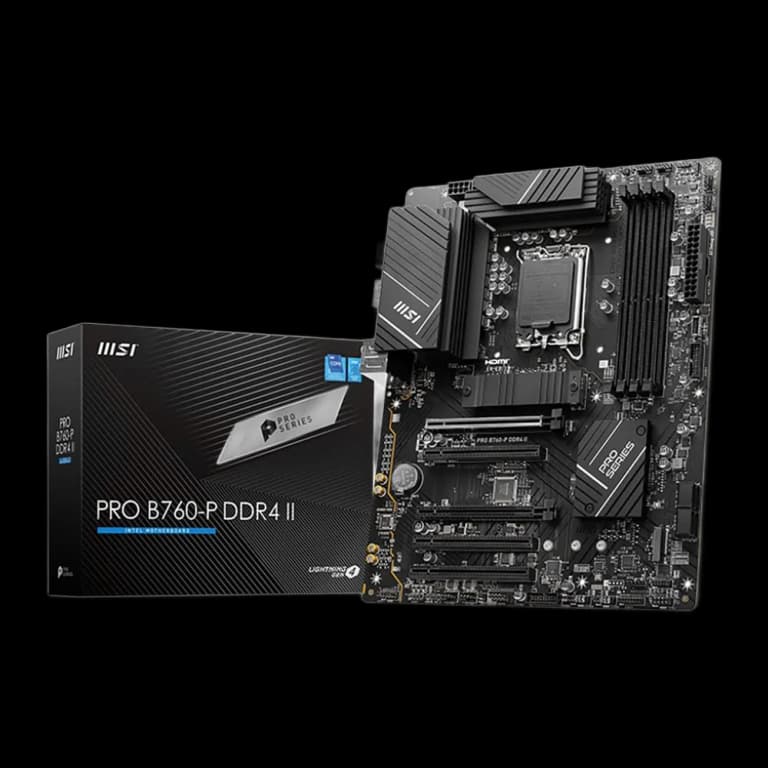 MSI PRO B760-P - DDR4, черный цвет