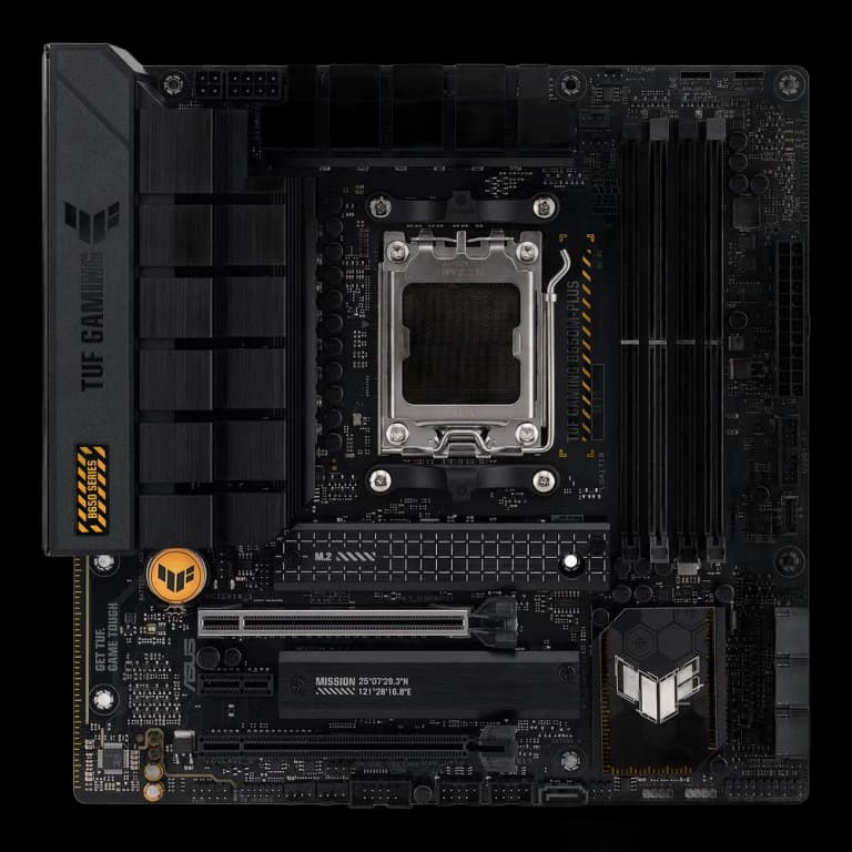 ASUS TUF GAMING B650M-PLUS - DDR5, черный цвет