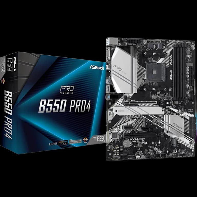 ASRock B550 PRO4, Socket AM4