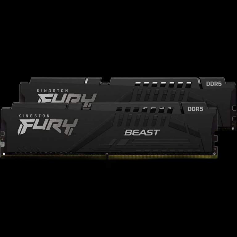 Kingston 32GB DDR5 5200 DIMM FURY Beast Black Gaming Memory