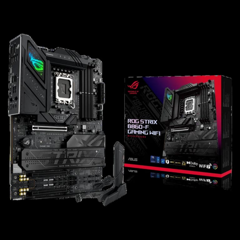 ASUS ROG STRIX B860-F GAMING - DDR5, WIFI, черный цвет