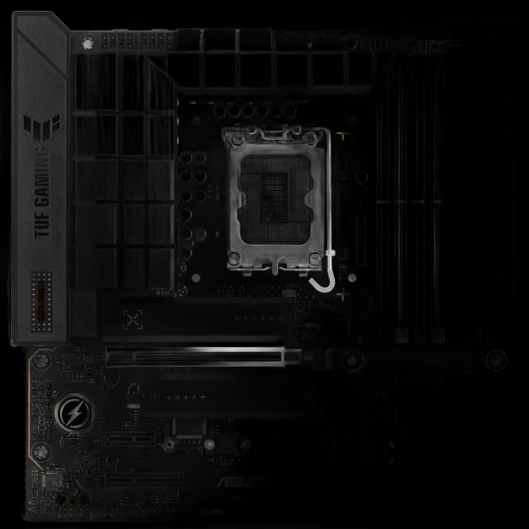 ASUS TUF GAMING B760M-PLUS II - DDR5, черный цвет